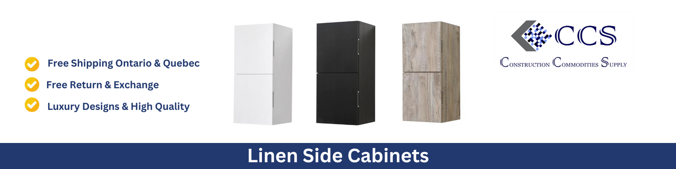 Linen Side Cabinets