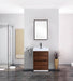 BLISS- 24" Walnut, Floor Standing Modern Bathroom Vanity - Construction Commodities Supply Inc.