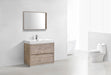 BLISS- 40" Nature Wood, Floor Standing Modern Bathroom vanity - Construction Commodities Supply Inc.