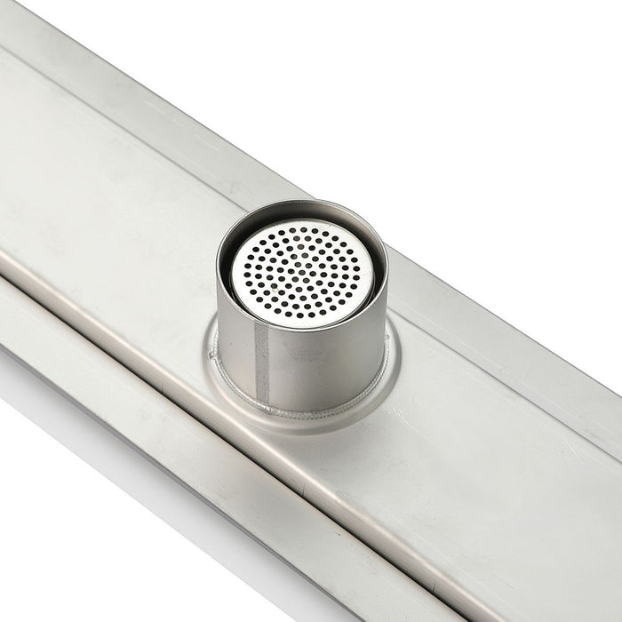TILE GRATE- 48″ Stainless Steel Linear Shower Drain - Construction Commodities Supply Inc.
