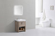 LEVI - 24" Havana Oak, Floor Standing Modern Bathroom Vanity - Construction Commodities Supply Inc.