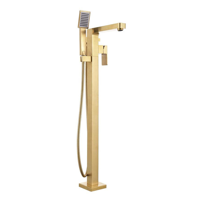 KODAEN-F71108, Brushed Gold Free standing Bathtub Faucet