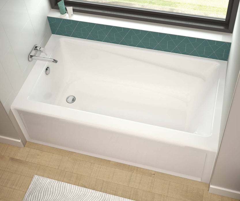 MAAX EXIBIT 60 in. W x 30 in. D x 19 1/2H, Skirted Bathtub Left Side Drain White ** PICK UP IN STORE ONLY **