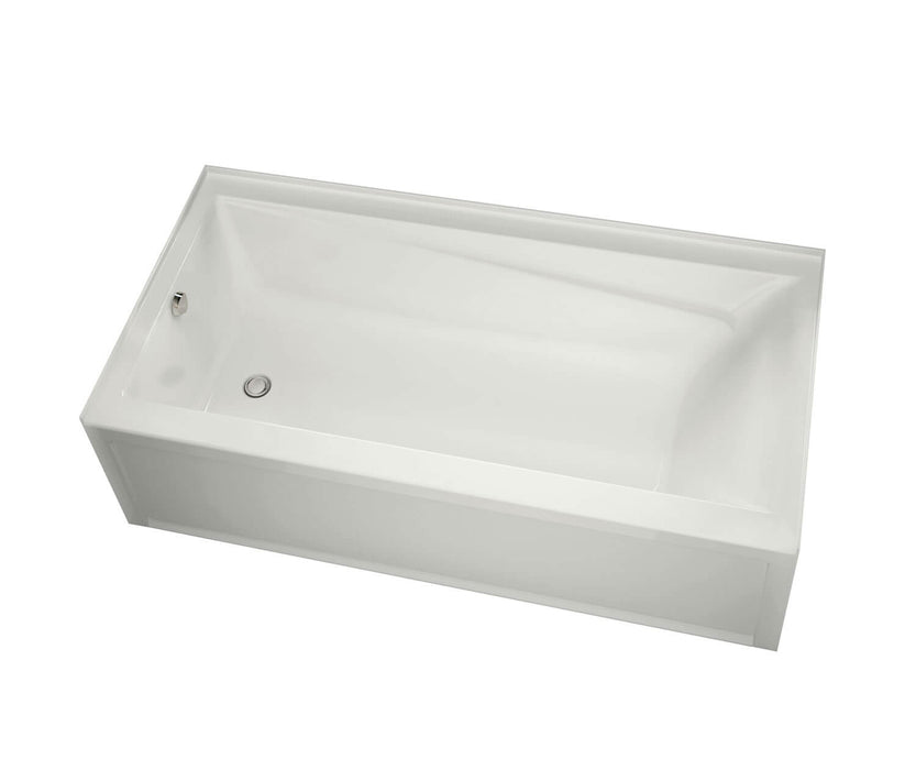 MAAX EXIBIT 60 in. W x 32 in. D x 19 1/2H, Skirted Bathtub Left Side Drain White ** PICK UP IN STORE ONLY **