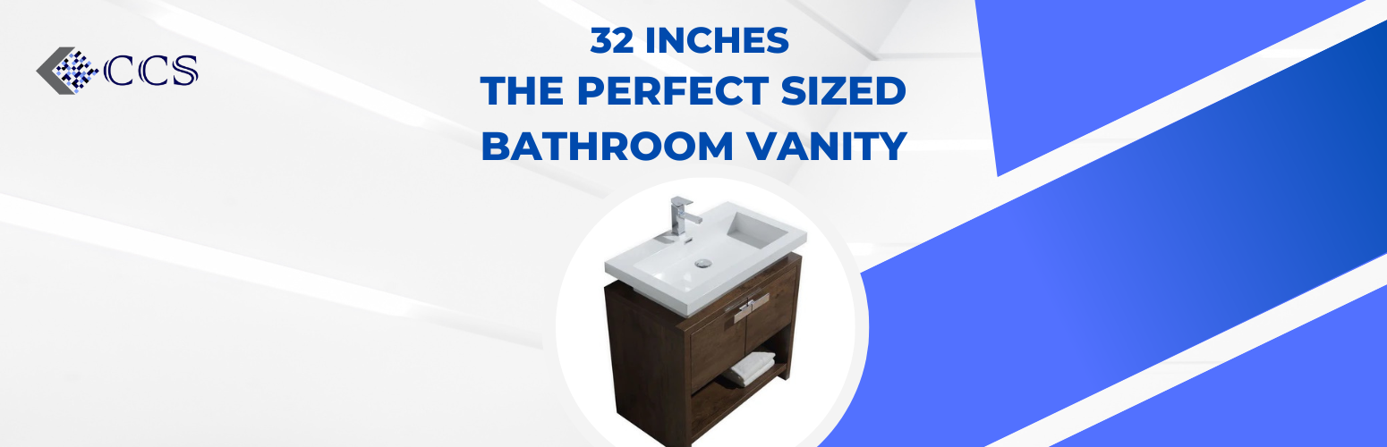 The Perfect Sized Bathroom Vanity: 32 Inches