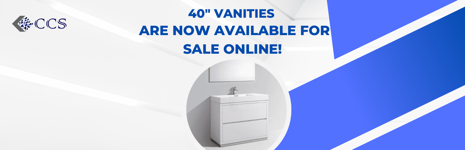 40" Vanities are now available for sale online!