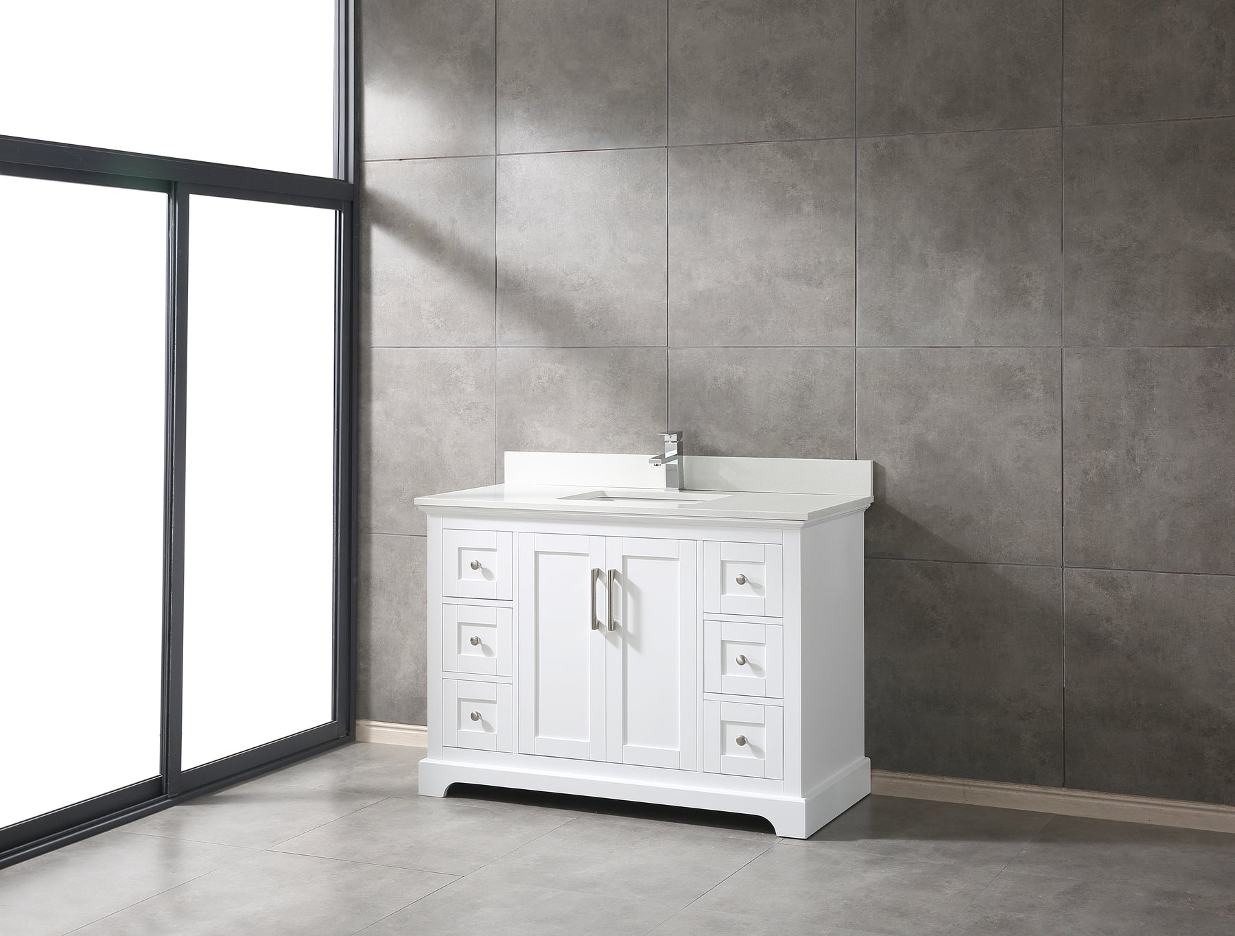 What are the standard sizes for bathroom vanity?