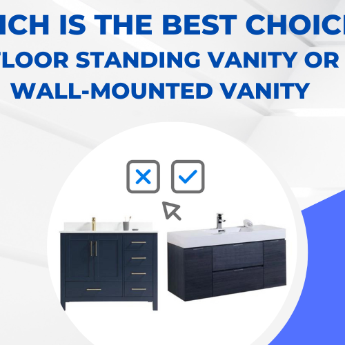  Floor Standing vanity or wall-mounted vanity