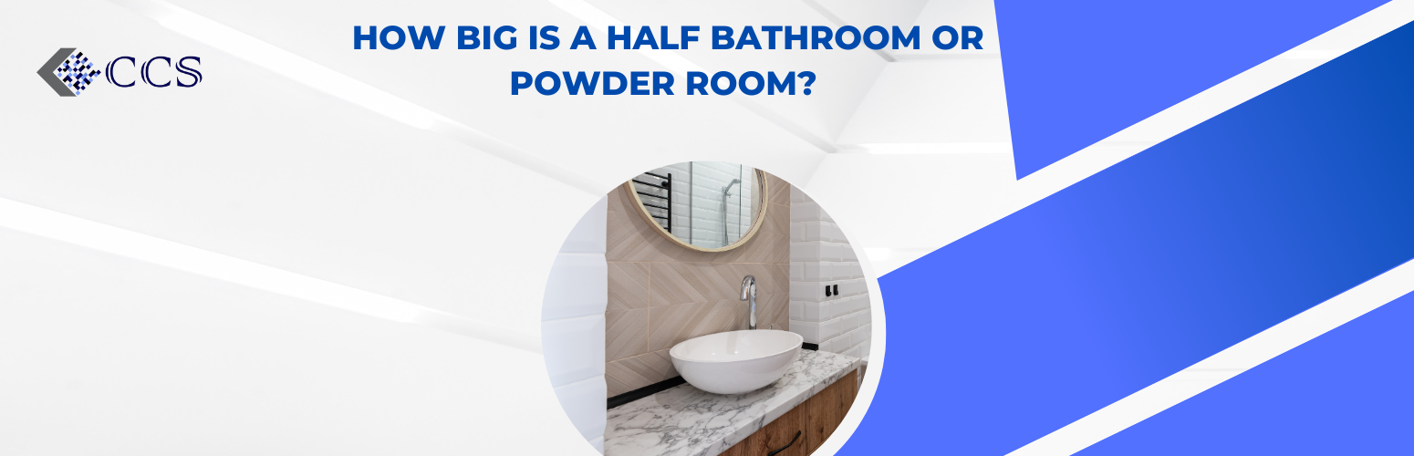 How Big Is A Half Bathroom Or Powder Room 