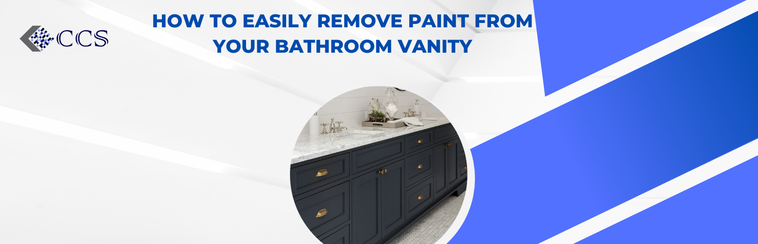 How to Easily Remove Paint from Your Bathroom Vanity