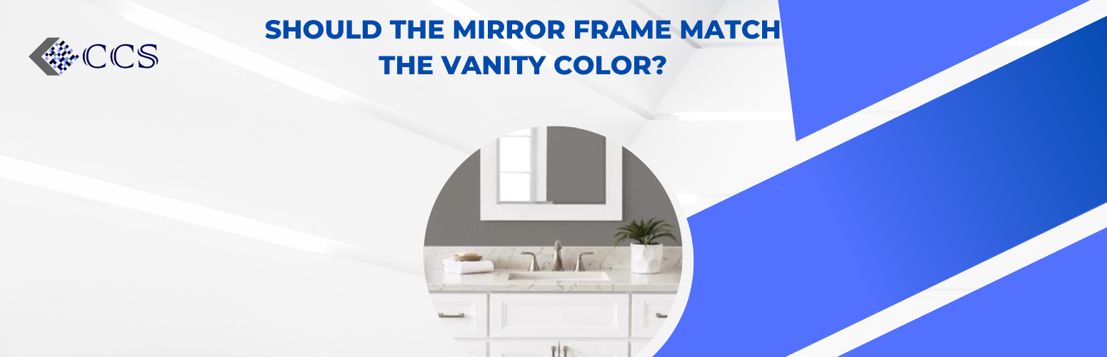 Should the Mirror Frame Match the Vanity Color