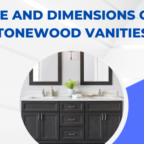 Size and dimensions of Stonewood vanities for bathroom