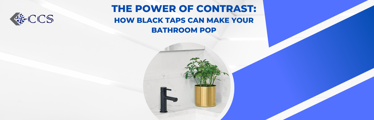 The Power of Contrast How Black Faucets Can Make Your Bathroom Pop — Construction Commodities