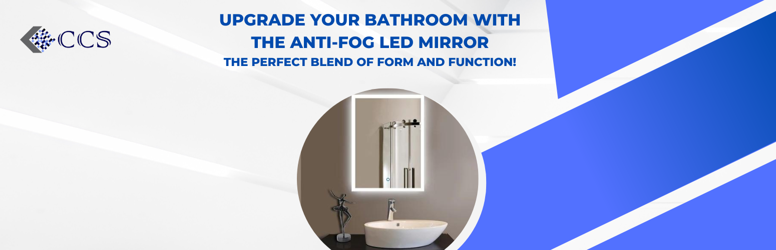 Upgrade Your Bathroom with the Anti-Fog LED Mirror - The Perfect Blend of Form and Function!