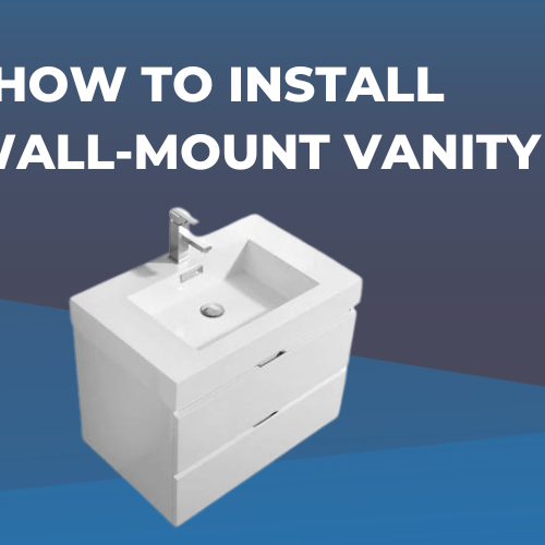 How To Install A Wall Mount Vanity