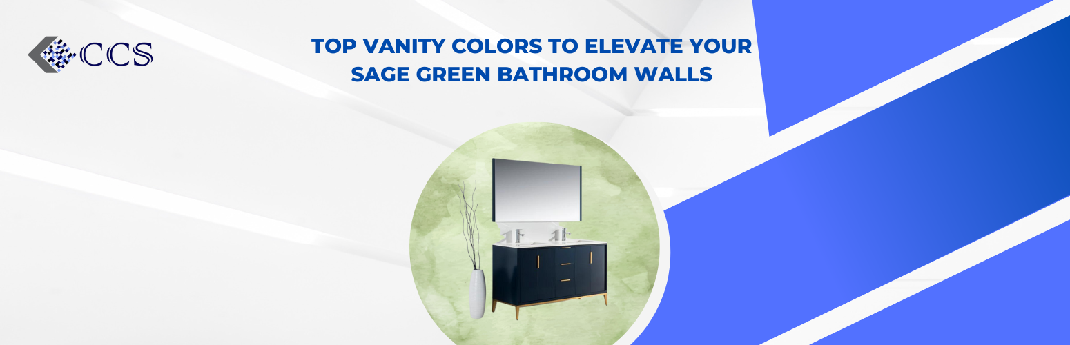 Top Vanity Colors to Elevate Your Sage Green Bathroom Walls