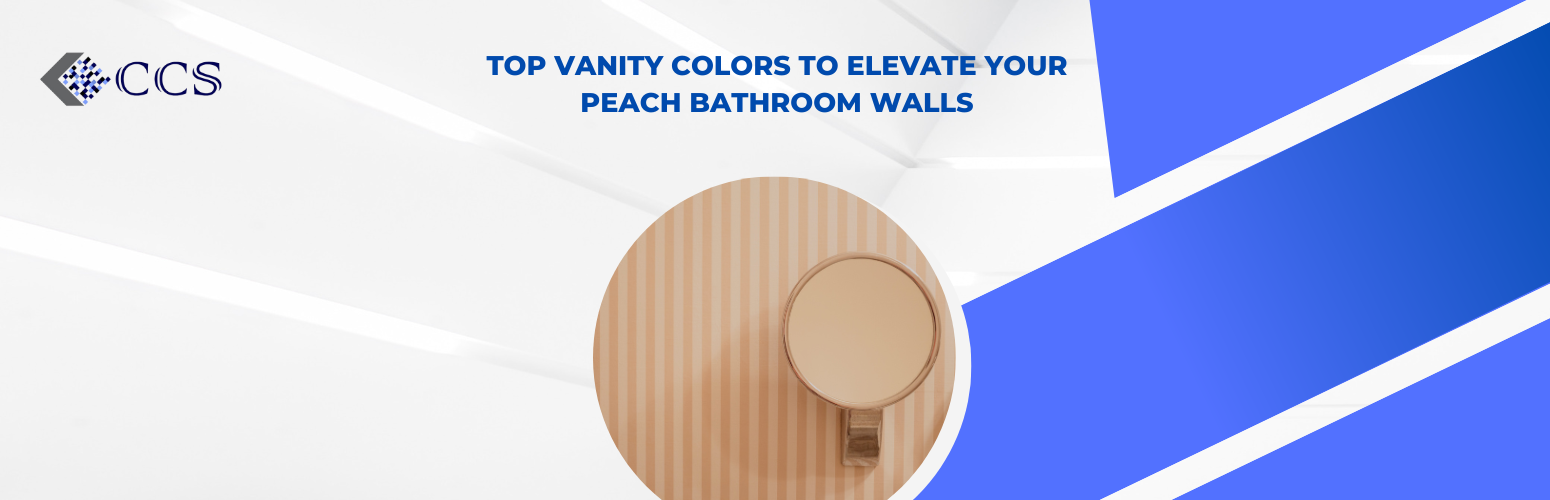 Top Vanity Colors to Elevate Your Peach Bathroom Walls