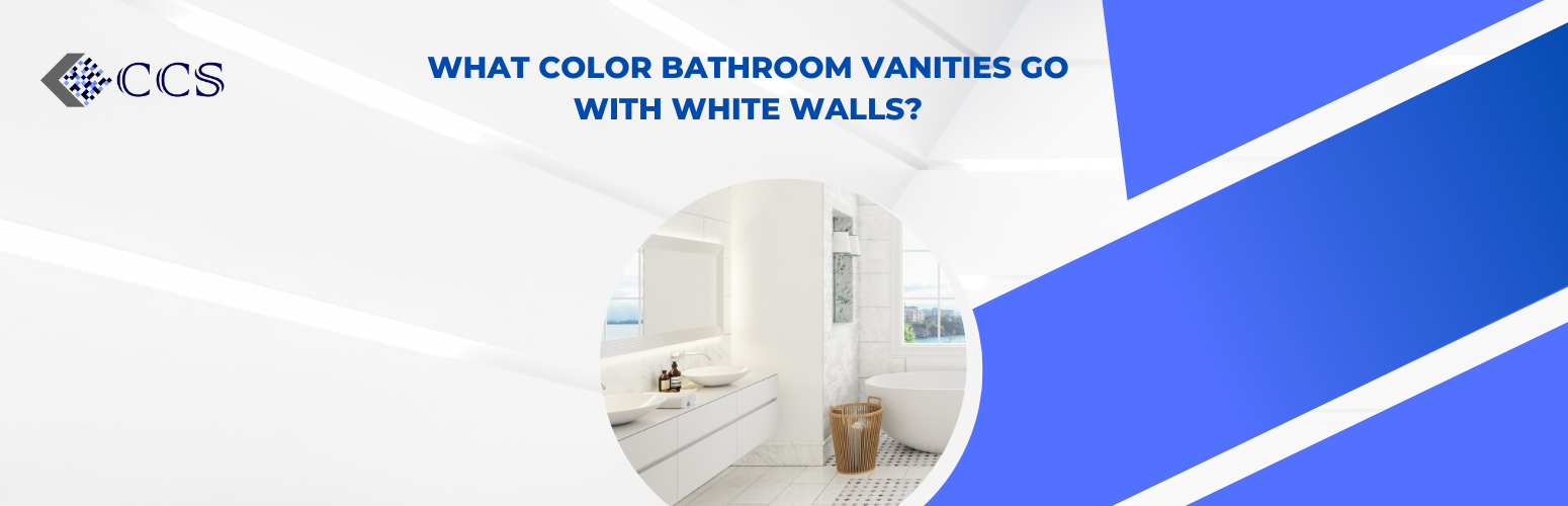 What Color Bathroom Vanities Go With White Walls?