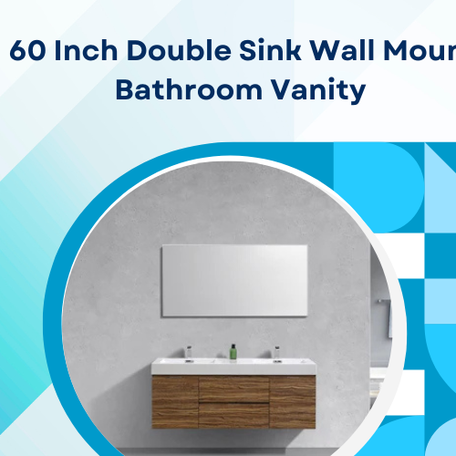 Modern Bathroom Luxury with the 60 Inch Double Sink Wall Mount Bathroom Vanity by CC Supply Toronto