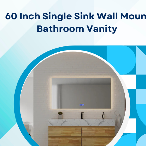 Modern Bathroom Luxury with the 60 Inch Single Sink Wall Mount Bathroom Vanity by CC Supply Toronto