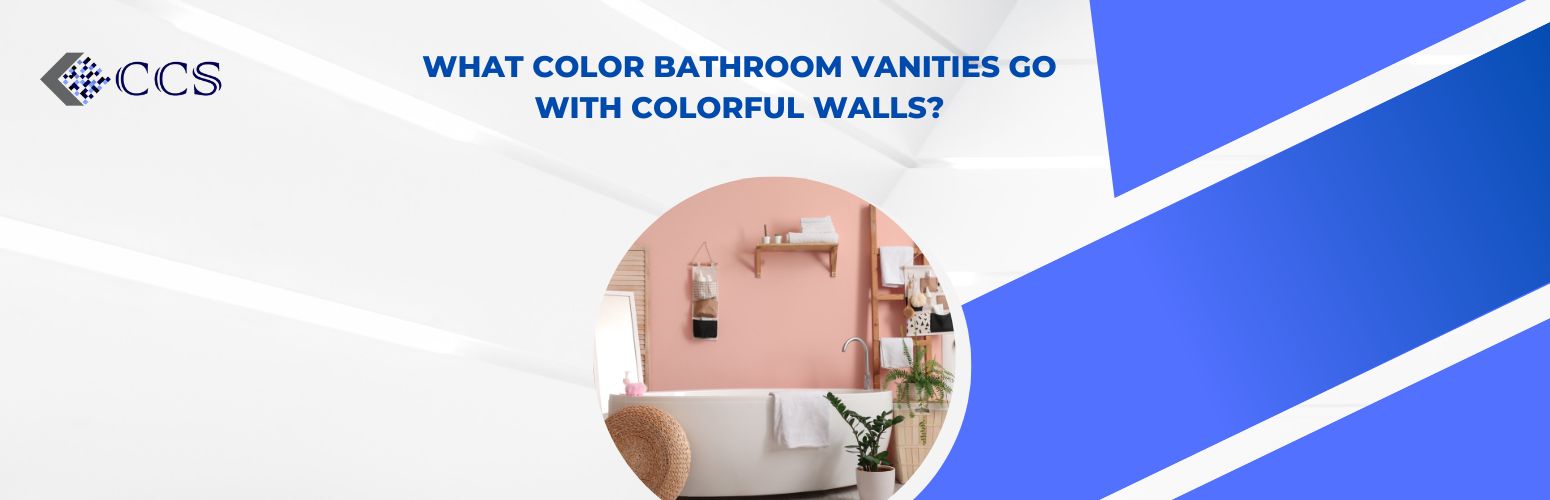 What Color Bathroom Vanities Go With Colorful Walls?