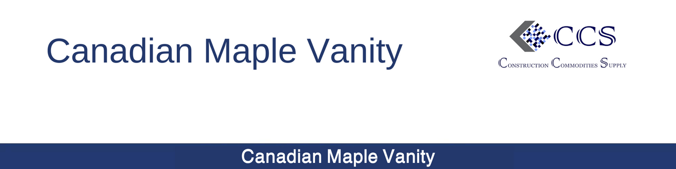 Canadian Maple Vanity