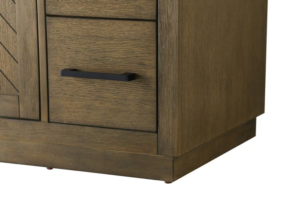 ASHTON- 42" Floor Standing Bathroom Vanity, Marble Countertop ( 3 colors available)