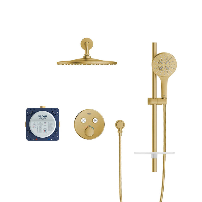 GROHE -RAINSHOWER SmartControl Thermostatic Dual Function Round Shower Kit