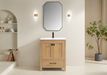 Rose- 30" x 18" Antique Oak , Solid Wood Floor Standing Modern Bathroom Vanity ( PRE-ORDER NOW , ETA: 2026-06-10) - Construction Commodities Supply Inc.