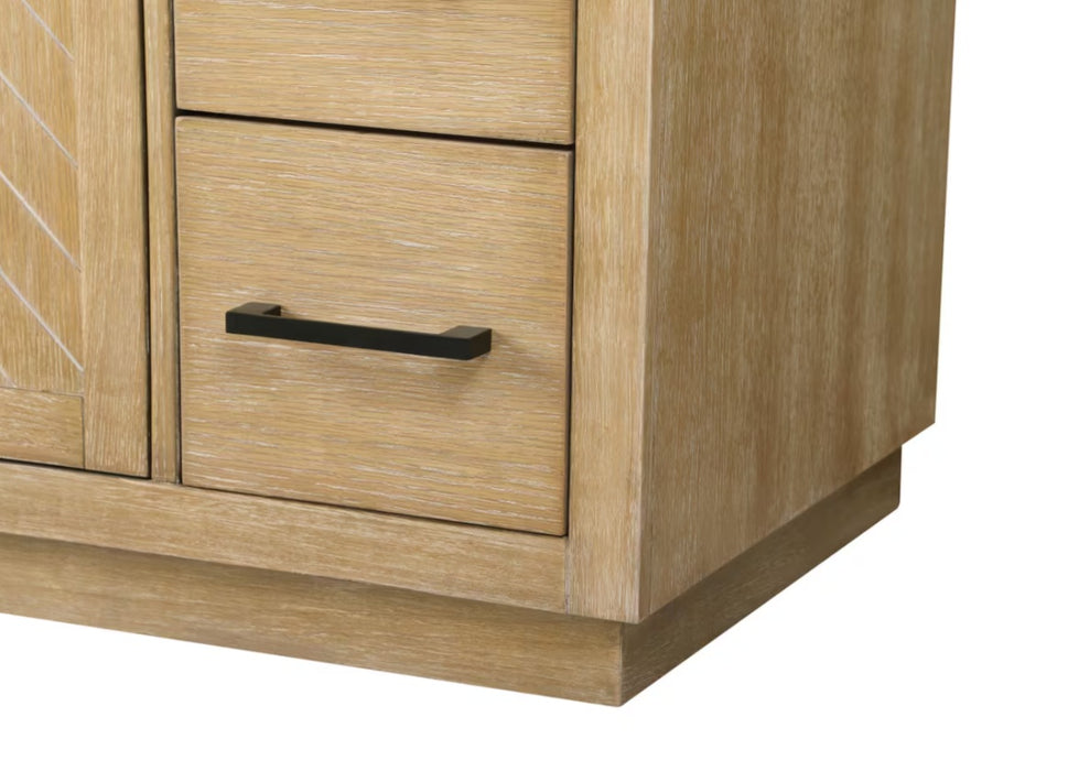 ASHTON- 42" Floor Standing Bathroom Vanity, Marble Countertop ( 3 colors available)