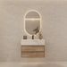 AQUA-40" LIGHT OAK Wall Mount Vanity with Sintered Stone Top - Construction Commodities Supply Inc.