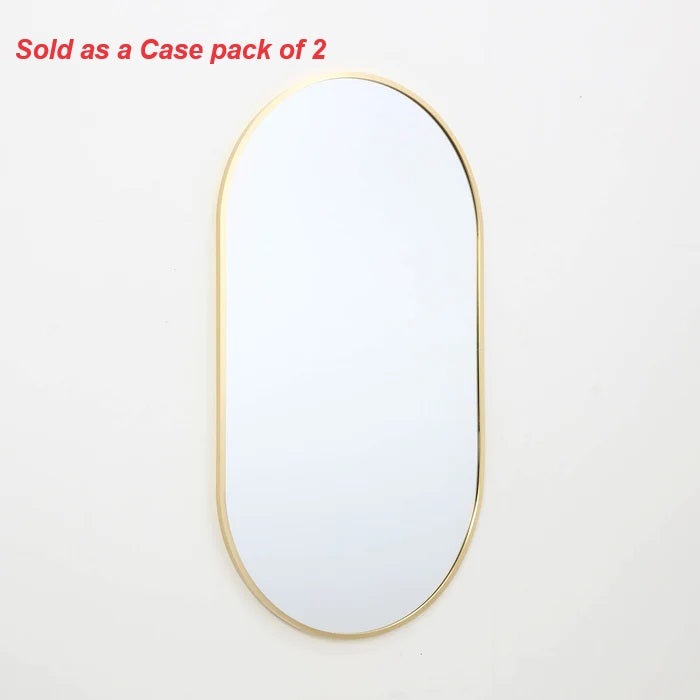 20" x 36"  Gold Mirror (Pack of 2 mirrors)