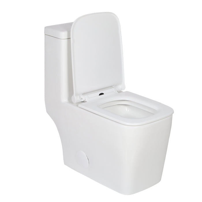LUVIA 2117Y - Premium Quality Ceramic Dual Flush Modern One Piece Toilet **PICK UP IN STORE ONLY** (Copy) - Construction Commodities Supply Inc.