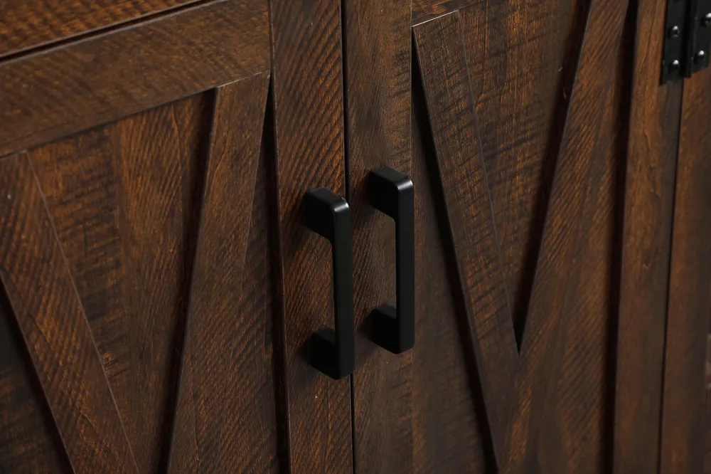 HILCREST-42" Expresso , Floor Standing Modern Bathroom Vanity, Quartz Countertop