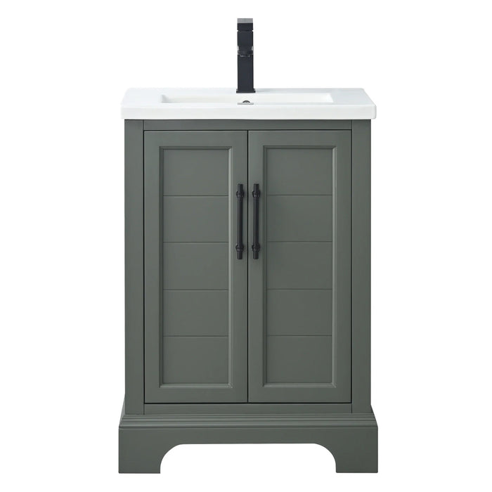 Modena , 24" x 18" Vintage Green Freestanding Bathroom Vanity