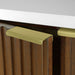 Coneflower - 24"  WALNUT  Solid wood Bathroom Vanity with White Quartz top  ( PRE-ORDER NOW, ETA: 2026-04-10 ) - Construction Commodities Supply Inc.