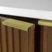 Coneflower - 42"  WALNUT  Solid wood Bathroom Vanity with White Quartz top  ( PRE-ORDER NOW, ETA: 2026-04-10 ) - Construction Commodities Supply Inc.
