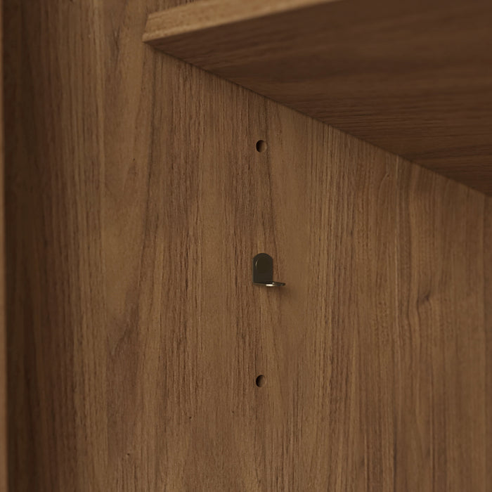 Coneflower - 42"  WALNUT  Solid wood Bathroom Vanity with White Quartz top  ( PRE-ORDER NOW, ETA: 2026-04-10 ) - Construction Commodities Supply Inc.