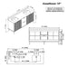 Coneflower- 72" Double Sink, WALNUT Solid wood Bathroom Vanity with White Quartz top( PRE-ORDER NOW, ETA: 2026-04-10 ) - Construction Commodities Supply Inc.