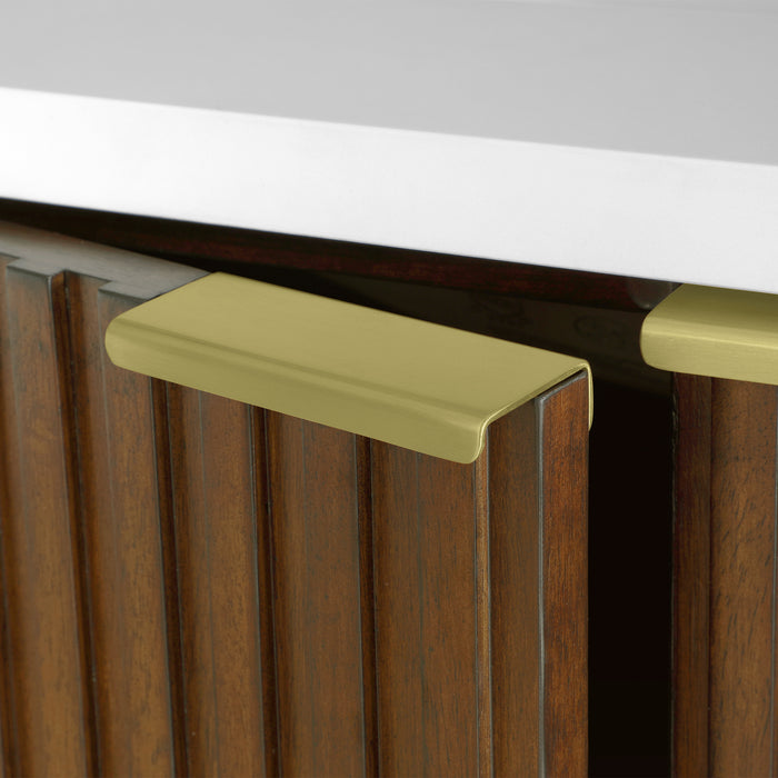 Coneflower - 30"  WALNUT  Solid wood Bathroom Vanity with White Quartz top - Construction Commodities Supply Inc.