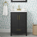 DARIO - 24"  x 19" WHITE Bathroom Vanity with White Quartz top (Copy) - Construction Commodities Supply Inc.