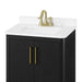 DARIO - 24"  x 19" WHITE Bathroom Vanity with White Quartz top (Copy) - Construction Commodities Supply Inc.