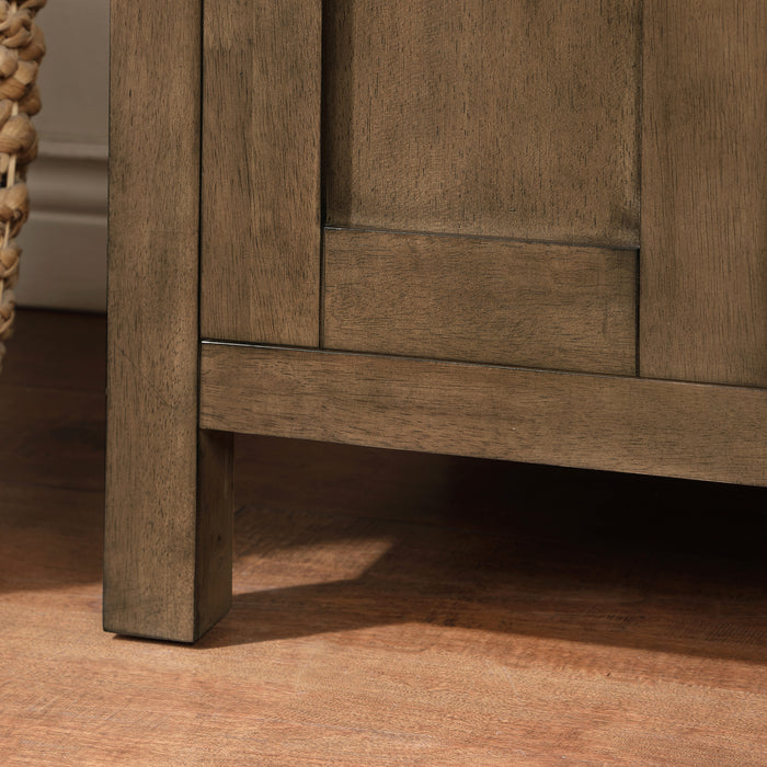 TAHOE- 60" Double Sink ,Almond Latte, Solid Wood Bathroom Vanity with marble countertop - Construction Commodities Supply Inc.