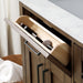 TAHOE- 36" Almond Latte, Solid Wood Bathroom Vanity with marble countertop - Construction Commodities Supply Inc.