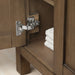 TAHOE- 36" Almond Latte, Solid Wood Bathroom Vanity with marble countertop - Construction Commodities Supply Inc.