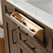 TAHOE- 48" Almond Latte, Solid Wood Bathroom Vanity with marble countertop - Construction Commodities Supply Inc.
