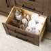 TAHOE- 48" Almond Latte, Solid Wood Bathroom Vanity with marble countertop - Construction Commodities Supply Inc.