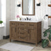 TAHOE- 48" Almond Latte, Solid Wood Bathroom Vanity with marble countertop - Construction Commodities Supply Inc.