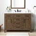 TAHOE- 48" Almond Latte, Solid Wood Bathroom Vanity with marble countertop - Construction Commodities Supply Inc.