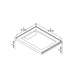 OVE DECORS, ADENA SHOWER BASE 36" X 36" - Construction Commodities Supply Inc.